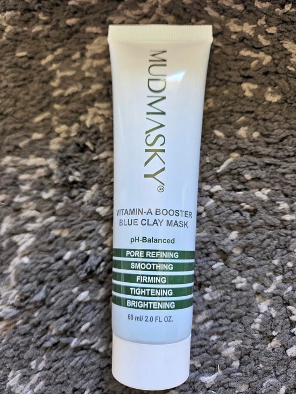 MUDMASKY Vitamin-A Booster Blue Clay Mask 2.0 oz / 60ml – Full Size NEW